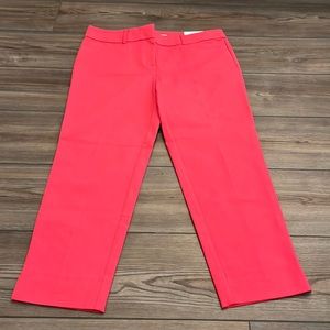 Loft Riviera Cropped Pants, size 8, inseam 25”, pink, brand new